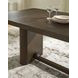 Brillynd Burnished Brown 84" Rectangular Dining Table