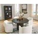 Brillynd Off White Performance Fabric Upholstered Dining Arm Chair Set of 2
