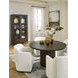Brillynd Off White Performance Fabric Upholstered Dining Arm Chair Set of 2