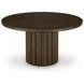 Brillynd Burnished Brown 54" Round Dining Table