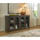 Brillynd Burnished Brown 4 Glass Door Server
