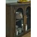 Brillynd Burnished Brown 4 Glass Door Server