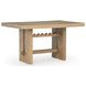 Drovlayne Light Brown 66" Rectangular Counter Height Dining Table