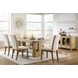 Drovlayne Beige Performance Fabric Upholstered Dining Side Chair Set of 2