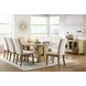 Drovlayne Beige Performance Fabric Upholstered Dining Side Chair Set of 2