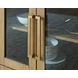 Drovlayne Light Brown 4 Glass Door Server