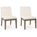 Marxmore Beige Upholstered Dining Side Chair Set of 2