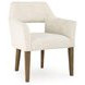 Marxmore Beige Upholstered Dining Arm Chair Set of 2