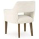 Marxmore Beige Upholstered Dining Arm Chair Set of 2