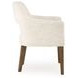 Marxmore Beige Upholstered Dining Arm Chair Set of 2