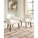 Marxmore Beige Upholstered Dining Arm Chair Set of 2