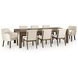 Marxmore Brown 106" Extendable Rectangular Dining Table