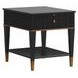 Boulevard Black Square End Table