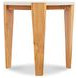 Outdoor Complements White and Brown Round Verde Accent Table