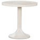 Outdoor Complements White Round Talon Accent Table