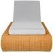 Outdoor Complements Brown Wade Poolside Reclining Chaise