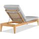 Outdoor Complements Brown Veluna Poolside Reclining Chaise