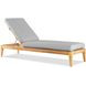 Outdoor Complements Brown Veluna Poolside Reclining Chaise