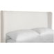 Ellisford Copenhagen White King Upholstered Panel Bed