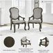 Maylee Gray Arm Chair Set Of 2