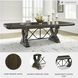 Maylee Dark Brown Extendable Dining Table