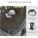Maylee Dark Brown Extendable Dining Table