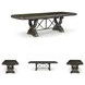 Maylee Dark Brown Extendable Dining Table