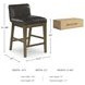 Cabalynn Brown Counter Height Stool Set Of 2