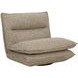 Colson Torched Meringue Upholstered Swivel Armless Chair