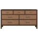 Verge Handcrafted Walnut Woven Panel Bedroom Set