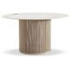 Trellis Brown and Beige Outdoor Dining Room Set