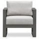 Navarro Outdoor Seating Gray Upholstered Outdoor Lounge Chair