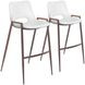 Desi White Bar Stool Set Of 2