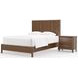 Nordhaven Nordic Walnut Queen Panel Bed