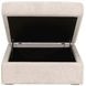Daley Beige Square Modular Storage Ottoman