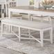 Americana Modern Cotton 58" Upholstered Dining Bench