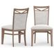 Americana Modern Cotton Upholstered Dining Chair Set of 2
