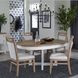 Americana Modern Cotton 48" Round Extendable Dining Table