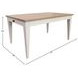 Americana Modern Cotton 60" Rectangular Extendable Dining Table