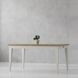 Americana Modern Cotton 60" Rectangular Extendable Dining Table