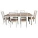 Americana Modern Cotton 60" Rectangular Extendable Dining Table