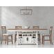 Americana Modern Cotton 72" Extendable Counter Height Dining Table
