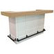 Americana Modern Cotton 78" Quartz Insert Bar