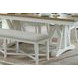 Americana Modern Cotton 88" Trestle Extendable Dining Table