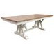 Americana Modern Cotton 88" Trestle Extendable Dining Table