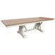 Americana Modern Cotton 88" Trestle Extendable Dining Table
