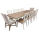 Americana Modern Cotton 88" Trestle Extendable Dining Table