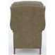 Danbury Oasis Olive Leather Push Thru The Arms Recliner