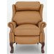 Danbury Santa Fe Brandy Leather Push Thru The Arms Recliner