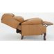 Danbury Santa Fe Brandy Leather Push Thru The Arms Recliner